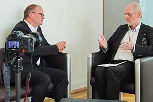 Wirtschaftsminister G.H. Tonne mit Dr. H.R. Horst, Vors. Haus & Grund Nds - Copyright Sylvia Horst